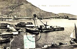 Oran - Fond du Port et Defense Mobile - 1908